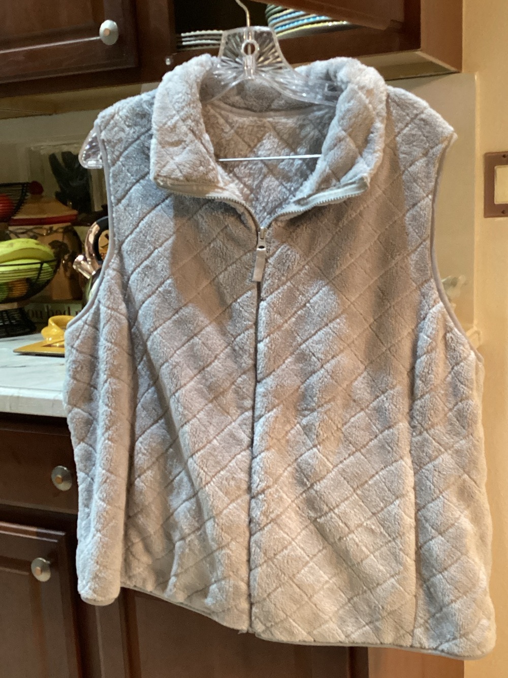 Women’s size XL Velour Full Zip Vest